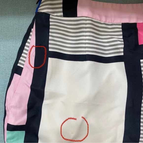Kate Spade Color Block Skirt - Picture 2 of 2